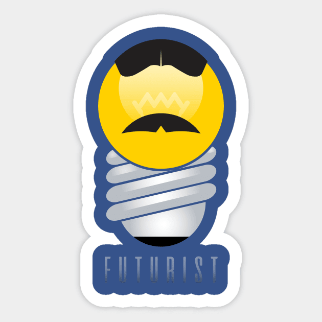 The Futurist Sticker by nevens